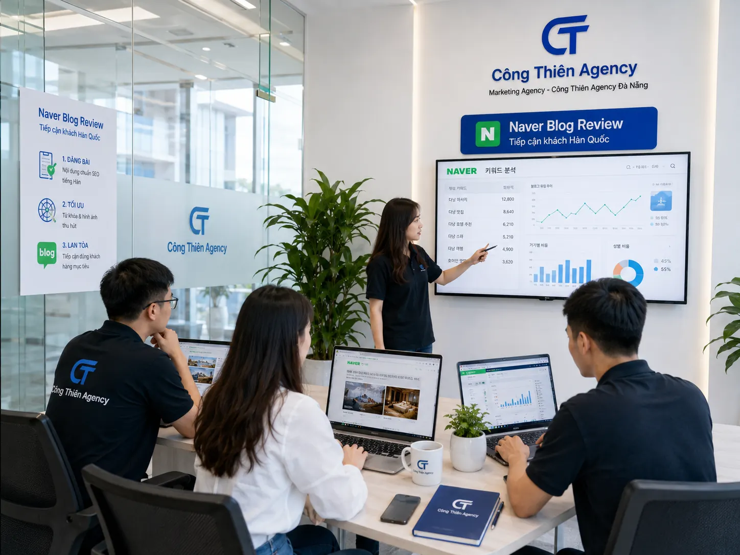 Báo cáo chiến dịch Naver Blog tại Công Thiên Agency