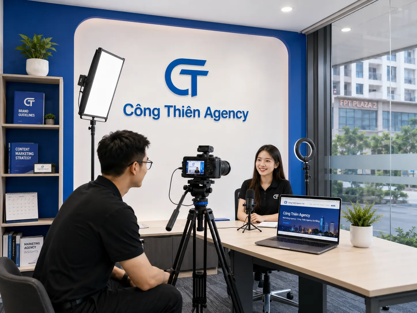 Quy trình sản xuất nội dung social tại Công Thiên Agency
